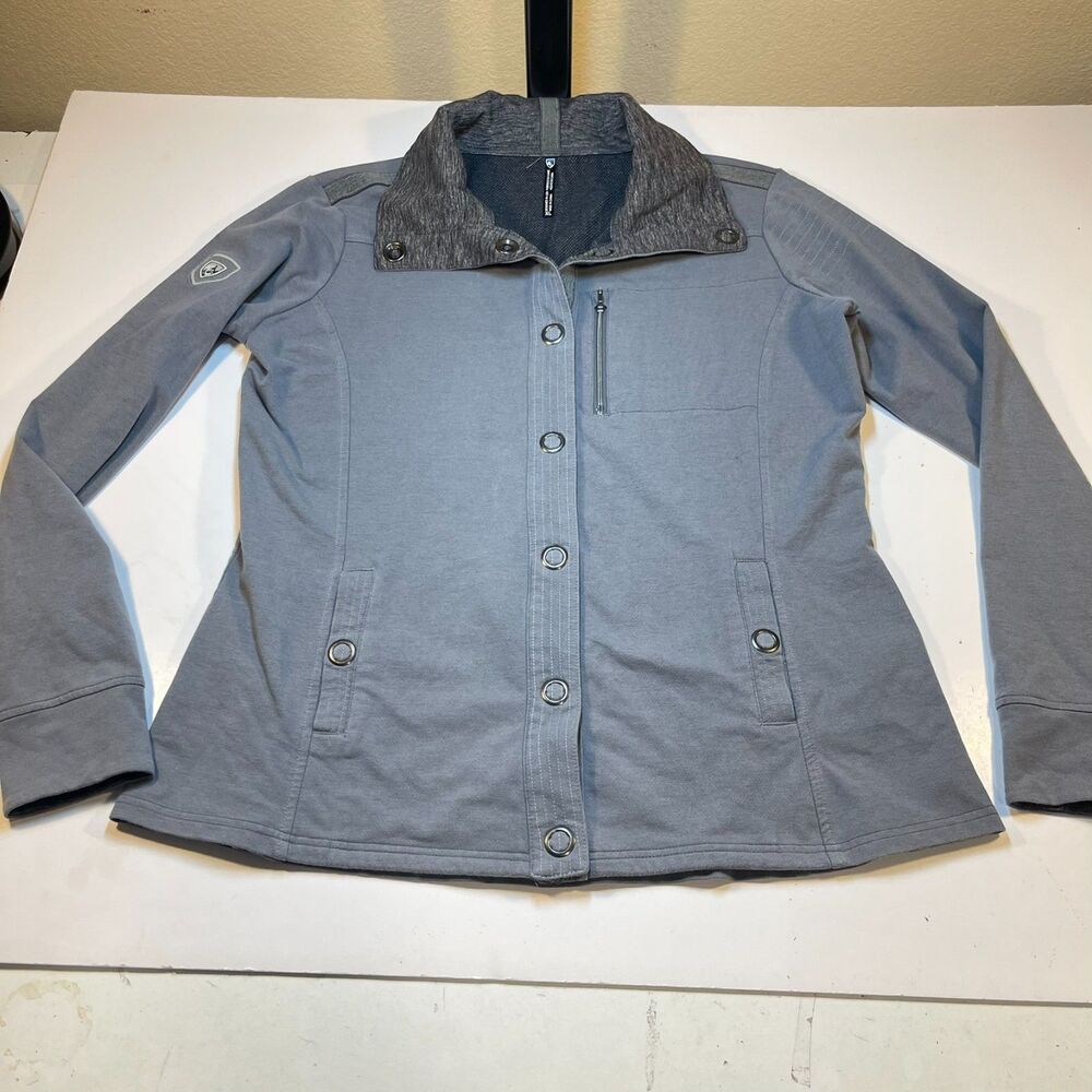 KUHL Womens Jacket Big Button Stretch Sz XL Outdoor life